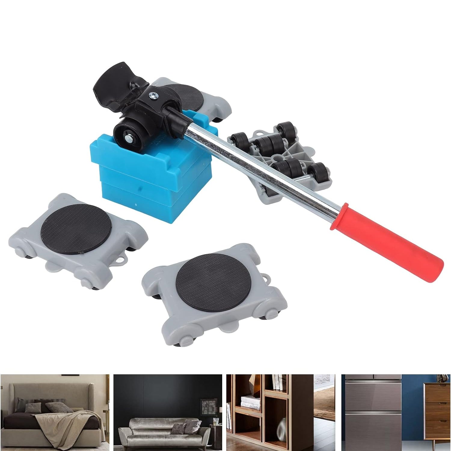 Furniture Lifter Tool Furniture Dolly, Furniture Lifters Tool Set (1 Set / 8 pc) Furniture Lifter Tool Furniture Dolly, Furniture Lifters Tool Set (1 Set / 8 pc)